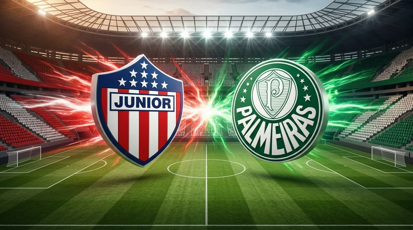 Junior x Palmeiras ao vivo hoje pela Libertadores; Acompanhe