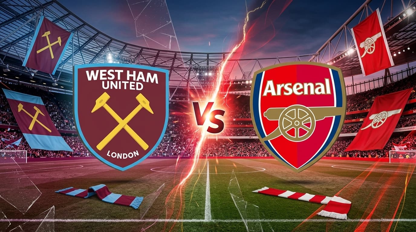 West Ham x Arsenal ao vivo hoje; Acompanhe