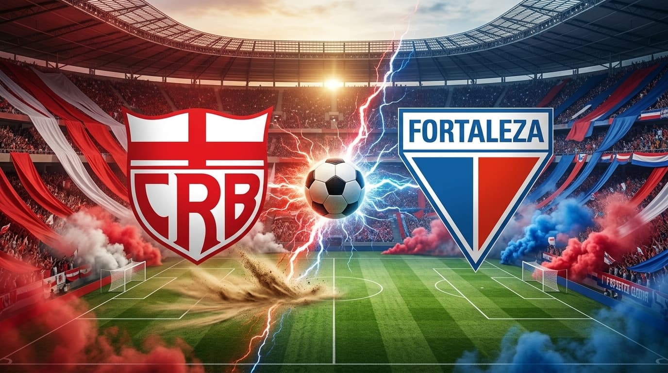 CRB x Fortaleza se enfrentam ao vivo em jogo decisivo pela Copa do Brasil