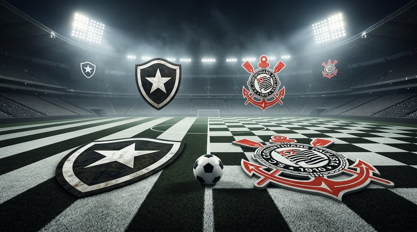 Botafogo x Corinthians ao vivo hoje! Acompanhe o minuto a minuto do confronto pelo Campeonato Brasileiro