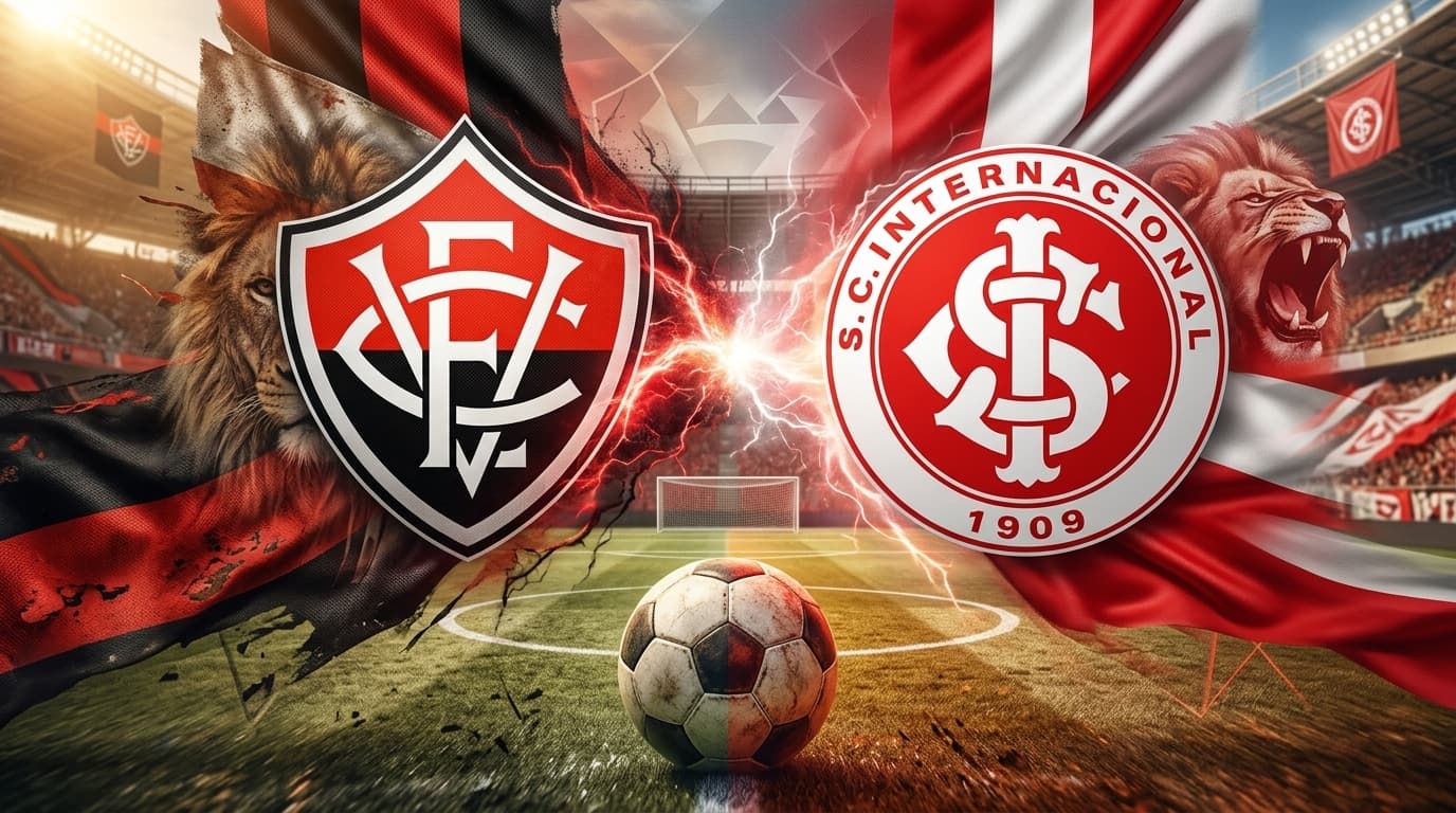 Vitória x Internacional ao vivo hoje! O Colorado busca acabar com a boa fase do time bahiano. Acompanhe a transmissão