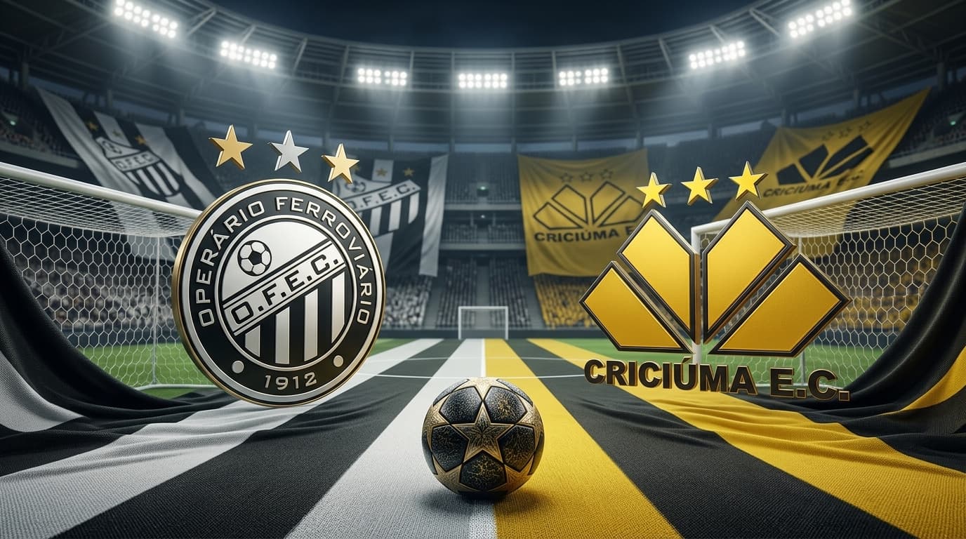 Operario-PR x Criciúma ao vivo hoje! A bola rola em instantes e a nossa transmissão já começou! Vem com a gente!
