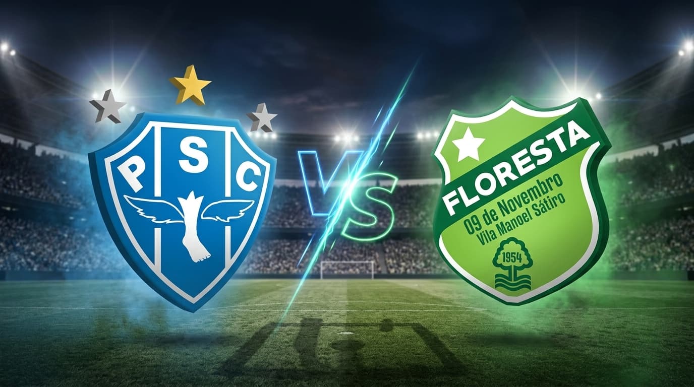 Paysandu x Floresta ao vivo hoje! Onde assistir, gols, melhores momentos, horário e escalações