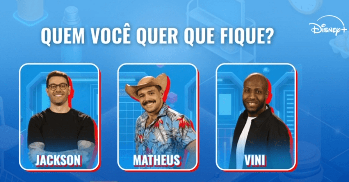 Casa do Patrão: Jackson, Matheus e Vini disputam a permanência no reality