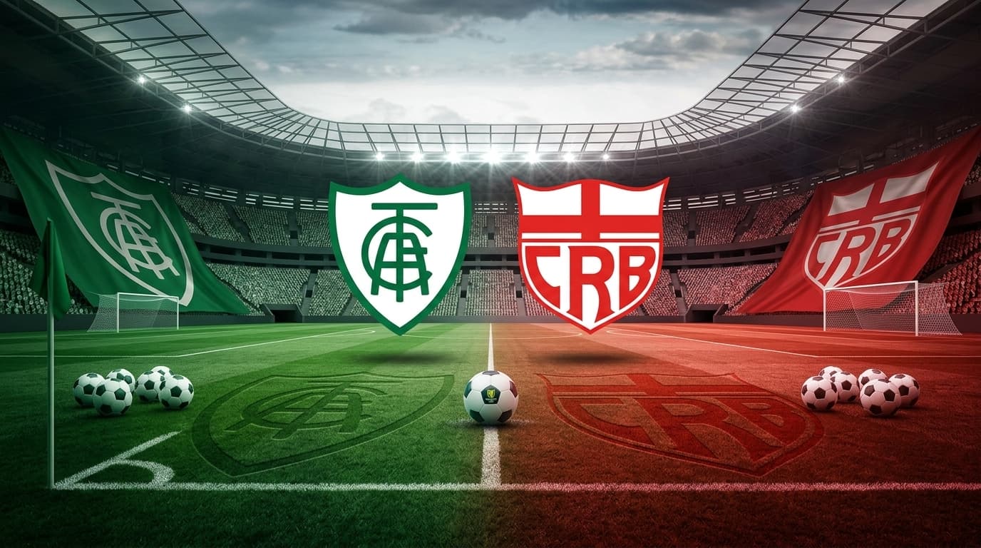 América Mineiro x CRB ao vivo hoje; Acompanhe