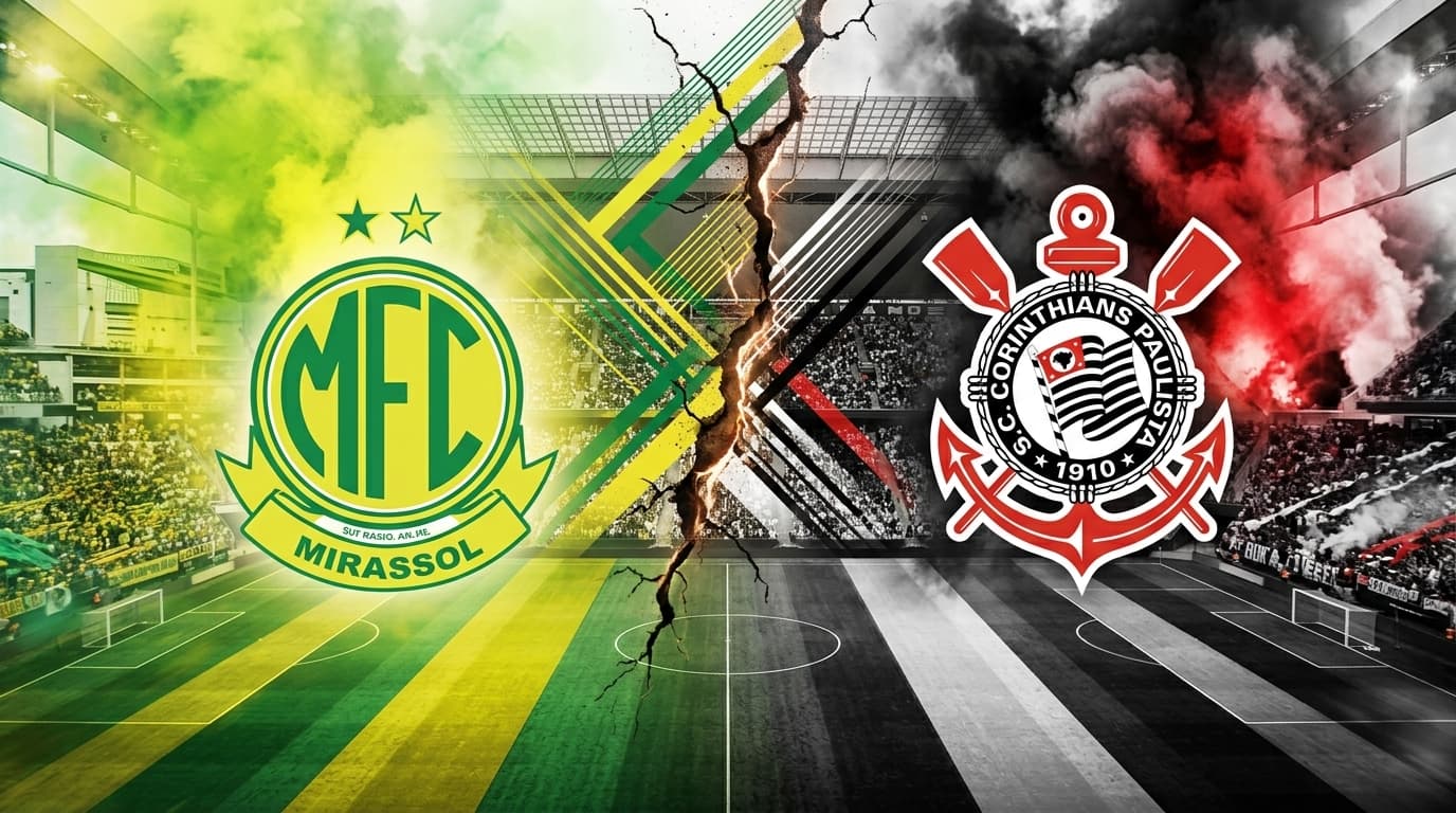 Mirassol x Corinthians ao vivo hoje; Acompanhe