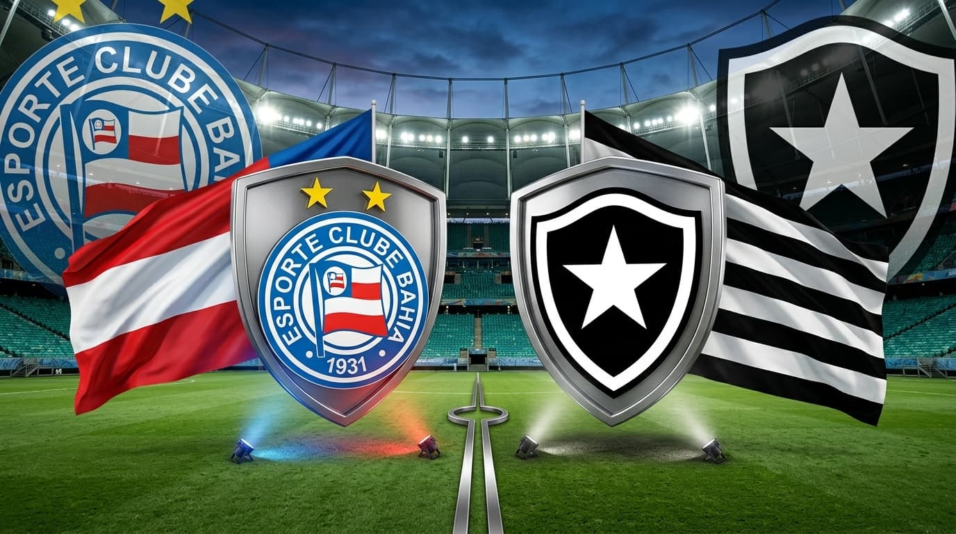 Bahia x Botafogo ao vivo hoje! O bicho vai pegar em Salvador! Acompanhe todas as emoções ao vivo