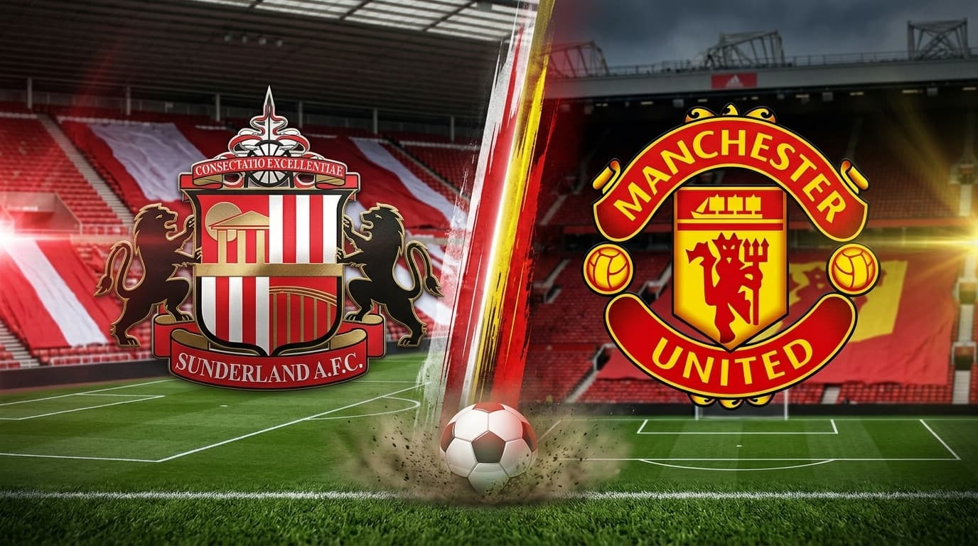 Manchester United visita o Sunderland pela Premier League; Acompanhe lance a lance ao vivo