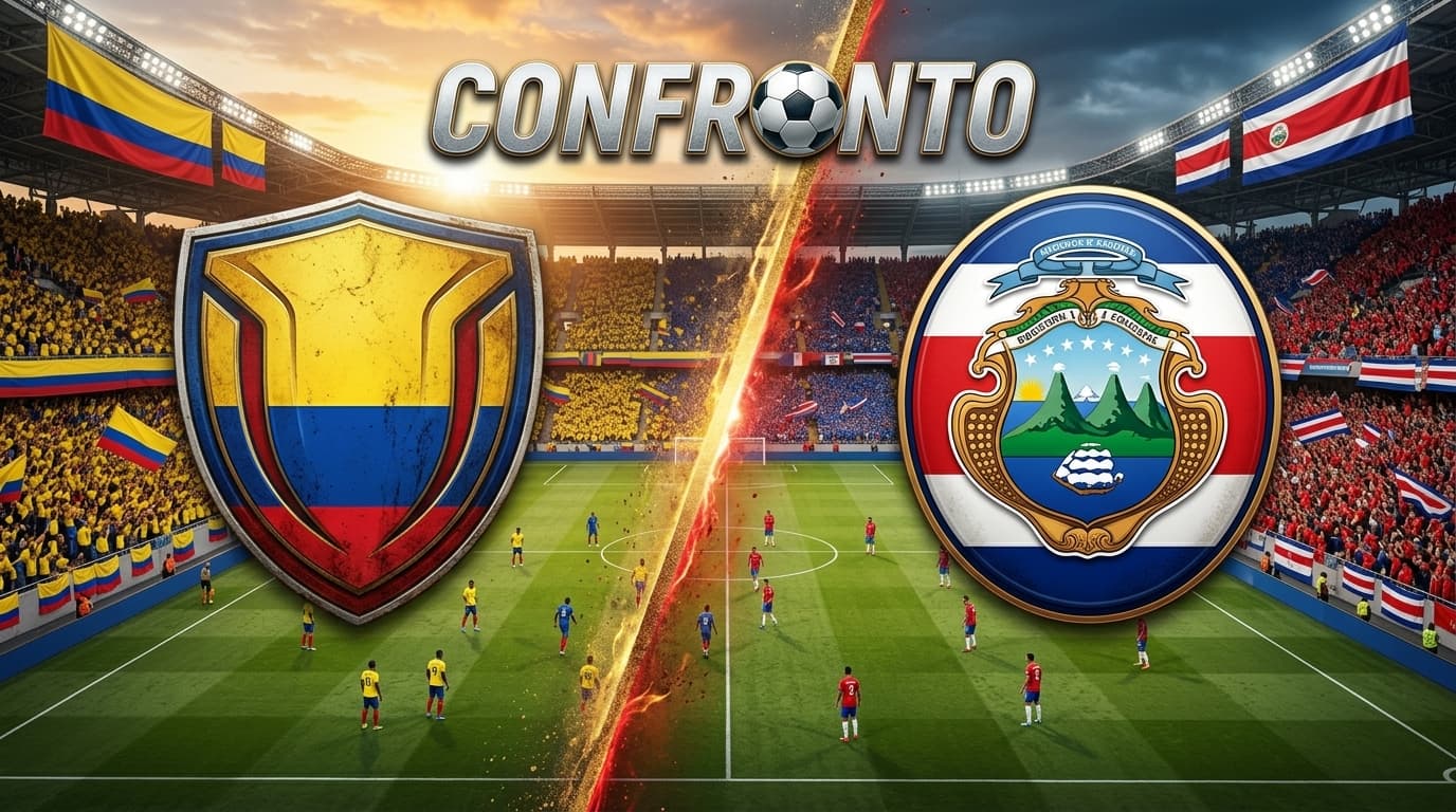 Colômbia x Costa Rica ao vivo hoje! Onde assistir, gols, melhores momentos, horário e escalações