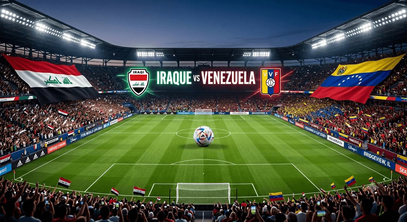 Iraque x Venezuela ao vivo hoje! Onde assistir, gols, melhores momentos, horário e escalações