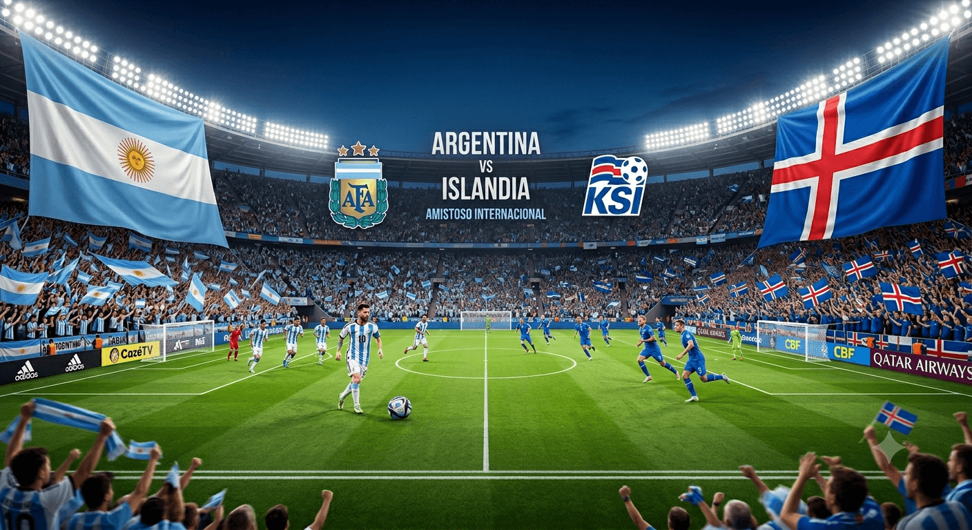 Teste Final: Argentina x Islândia nos EUA antes da Copa do Mundo