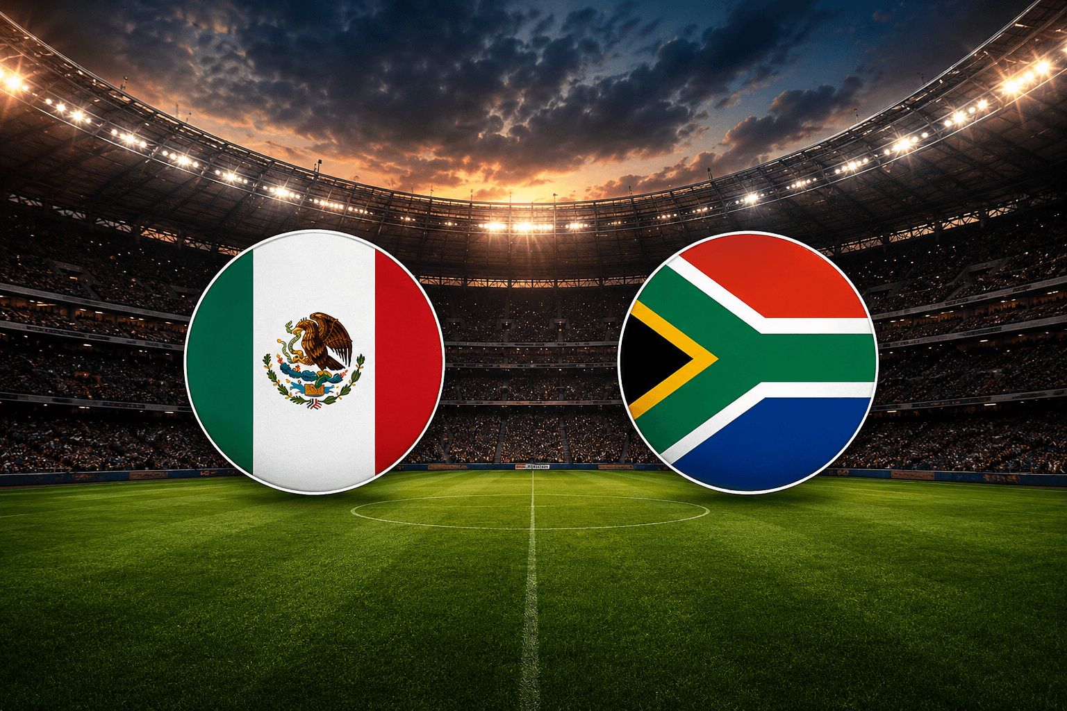 México e África do Sul abrem a Copa do Mundo 2026 no histórico Estádio Azteca. Acompanhe ao vivo!!