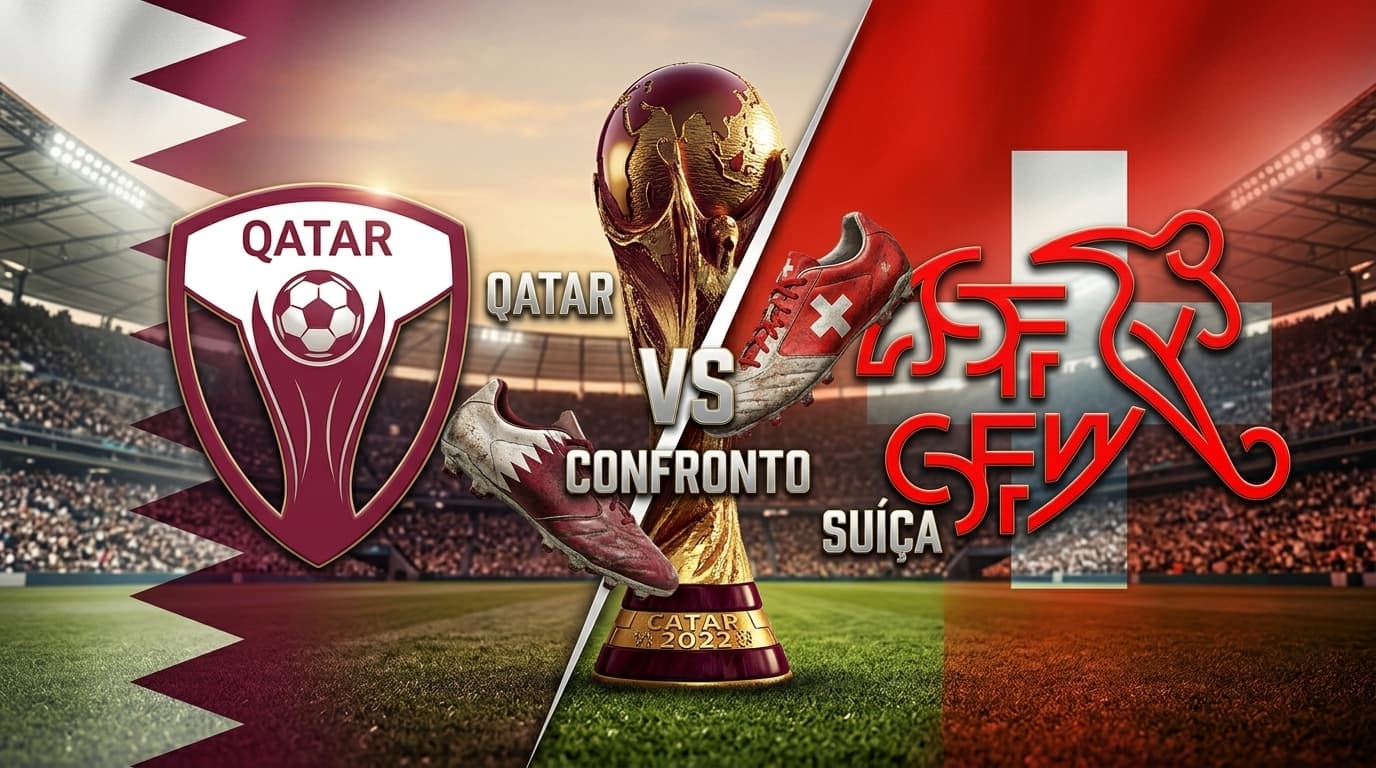Qatar x Suíça ao vivo hoje! Onde assistir, gols, melhores momentos, horário e escalações
