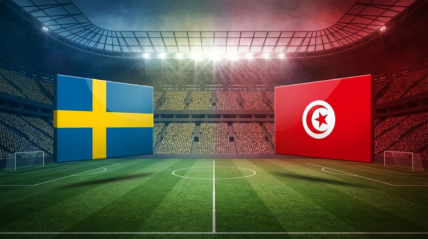 Suécia x Tunisia ao vivo hoje! Onde assistir, gols, melhores momentos, horário e escalações