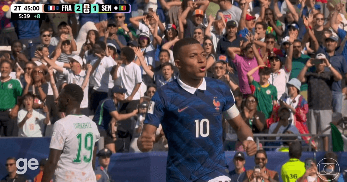 França vence Senegal por 3 a 1 na estreia da Copa de 2026 em dia de recordes para Mbappé