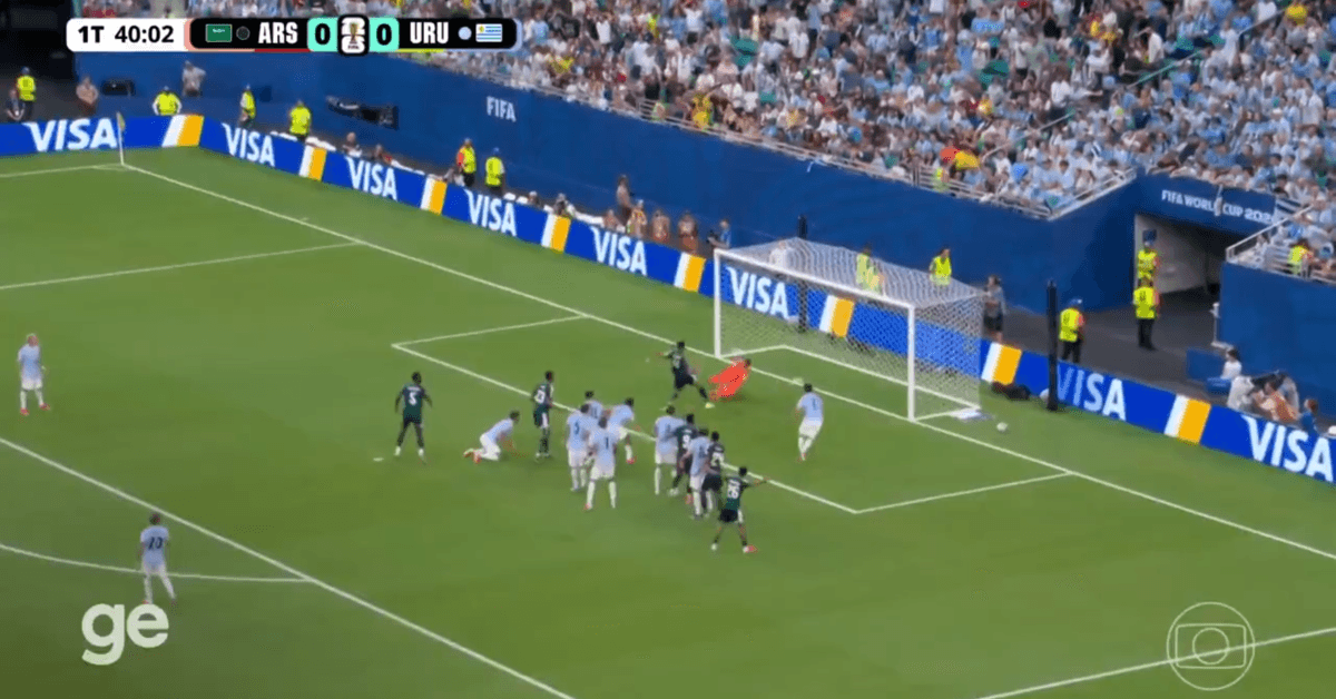 Uruguai joga mais, mas estreia com empate diante da Arábia Saudita na Copa do Mundo