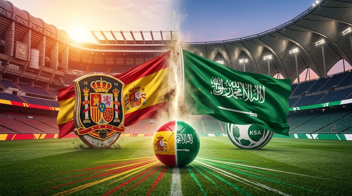 Espanha x Arábia Saudita ao vivo hoje! Onde assistir, gols, melhores momentos, horário e escalações