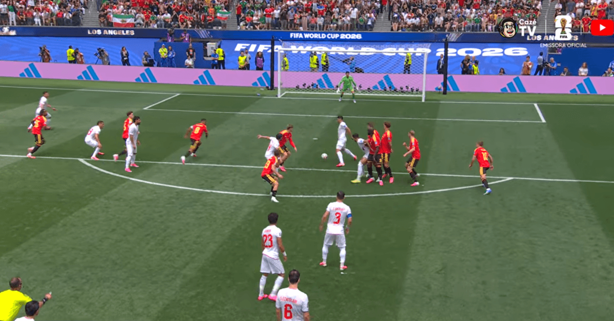 Bélgica tropeça novamente e empata sem gols com Irã pela Copa do Mundo 2026
