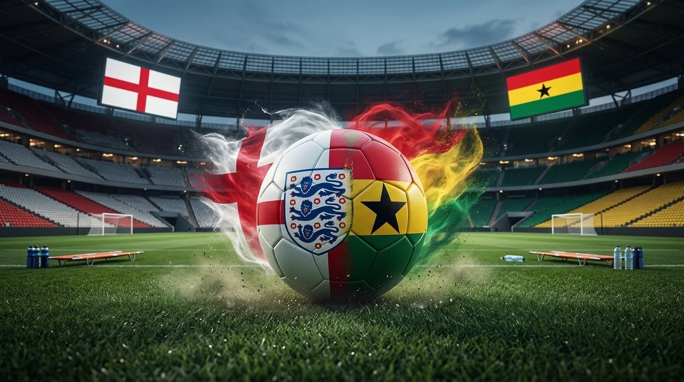 Inglaterra x Gana ao vivo hoje! Onde assistir, gols, melhores momentos, horário e escalações