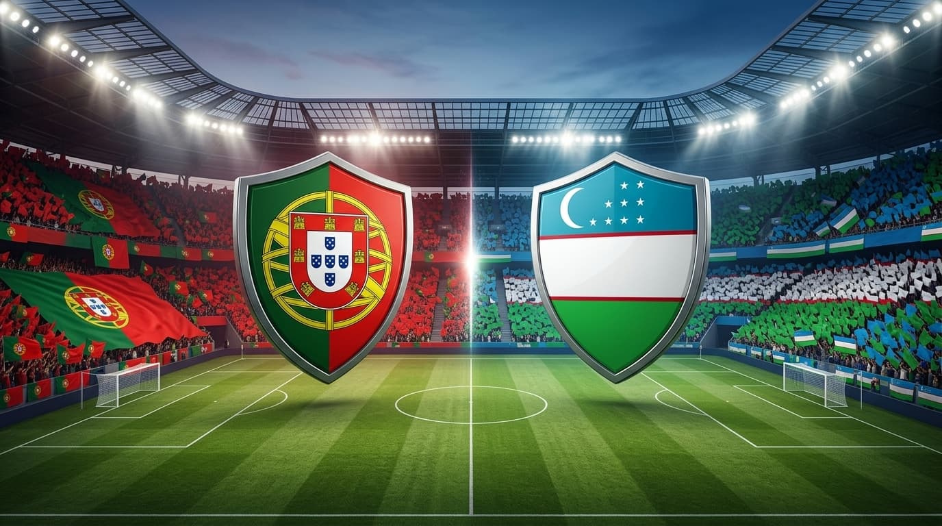 Portugal x Uzbequistão ao vivo hoje! Onde assistir, gols, melhores momentos, horário e escalações