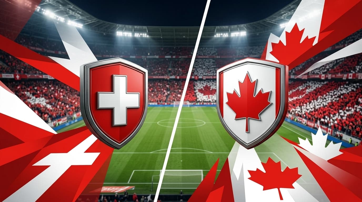 Suíça x Canadá ao vivo hoje! Onde assistir, gols, melhores momentos, horário e escalações