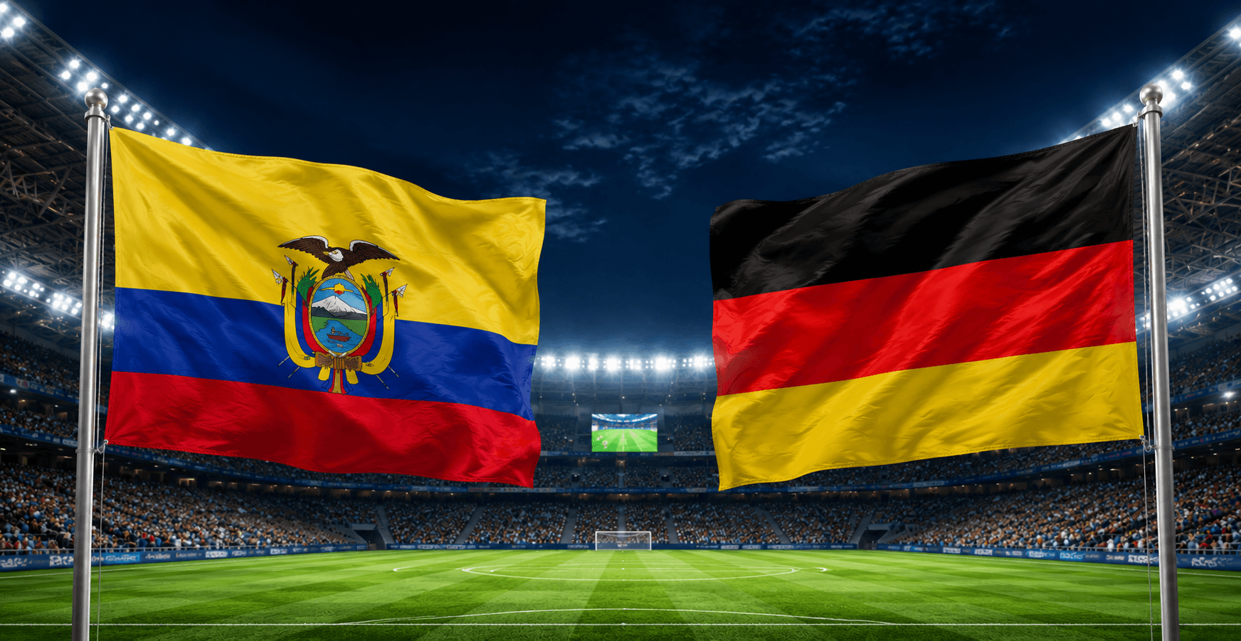 Equador x Alemanha ao vivo hoje! Onde assistir, gols, melhores momentos, horário e escalações