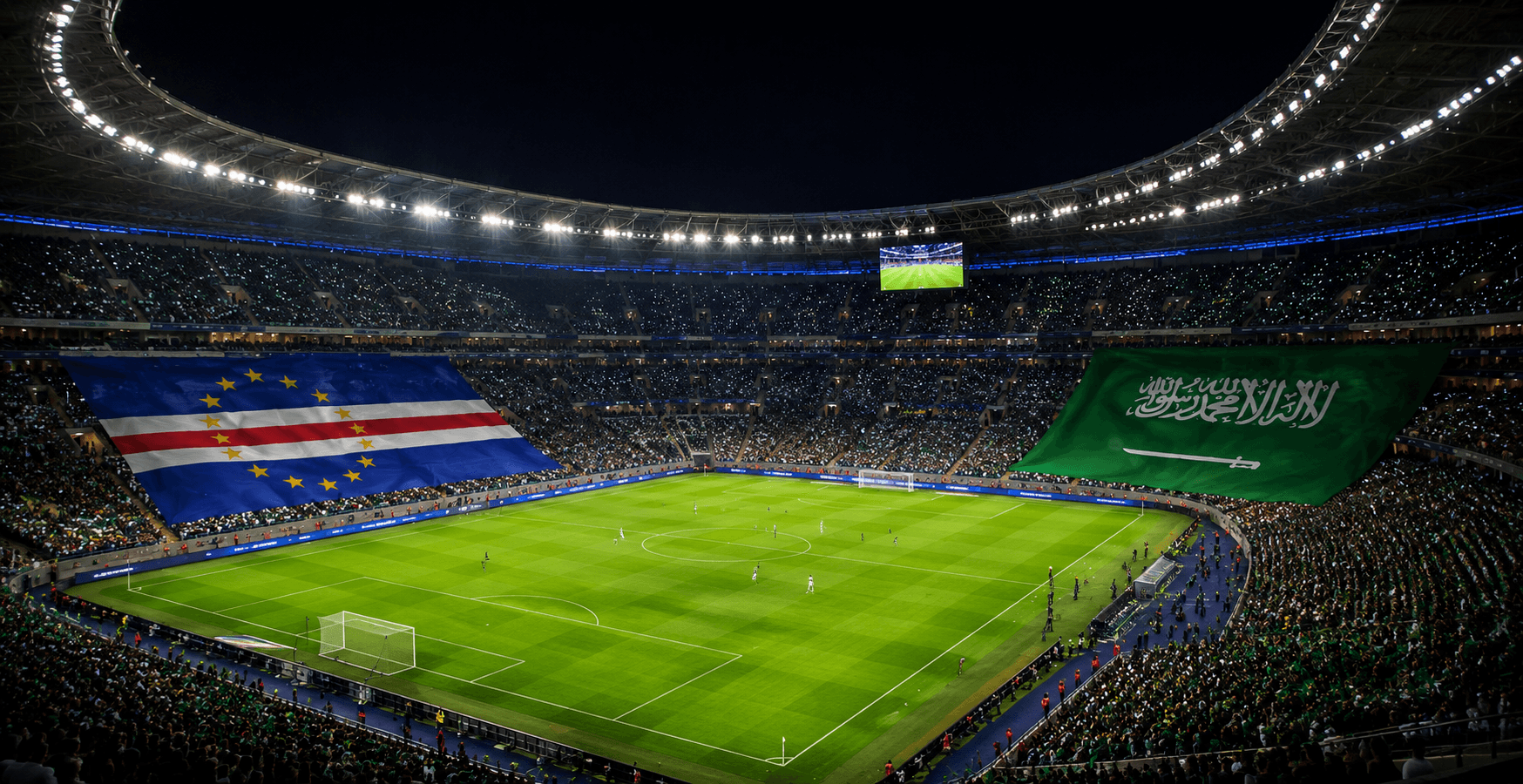 Cabo Verde x Arábia Saudita ao vivo hoje! Onde assistir, gols, melhores momentos, horário e escalações