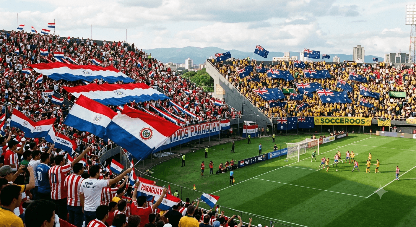 Paraguai x Austrália ao vivo hoje! Onde assistir, gols, melhores momentos, horário e escalações