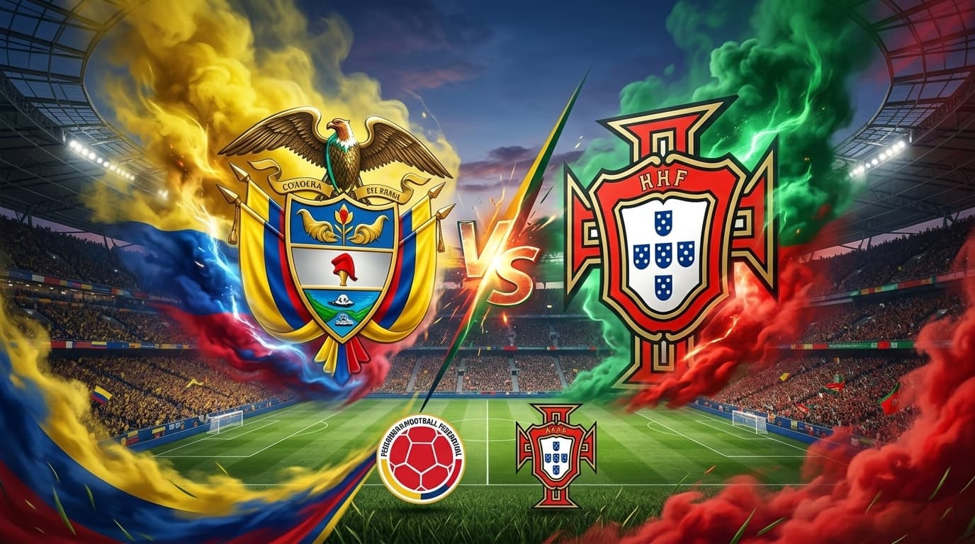 Colômbia x Portugal ao vivo hoje! Onde assistir, gols, melhores momentos, horário e escalações