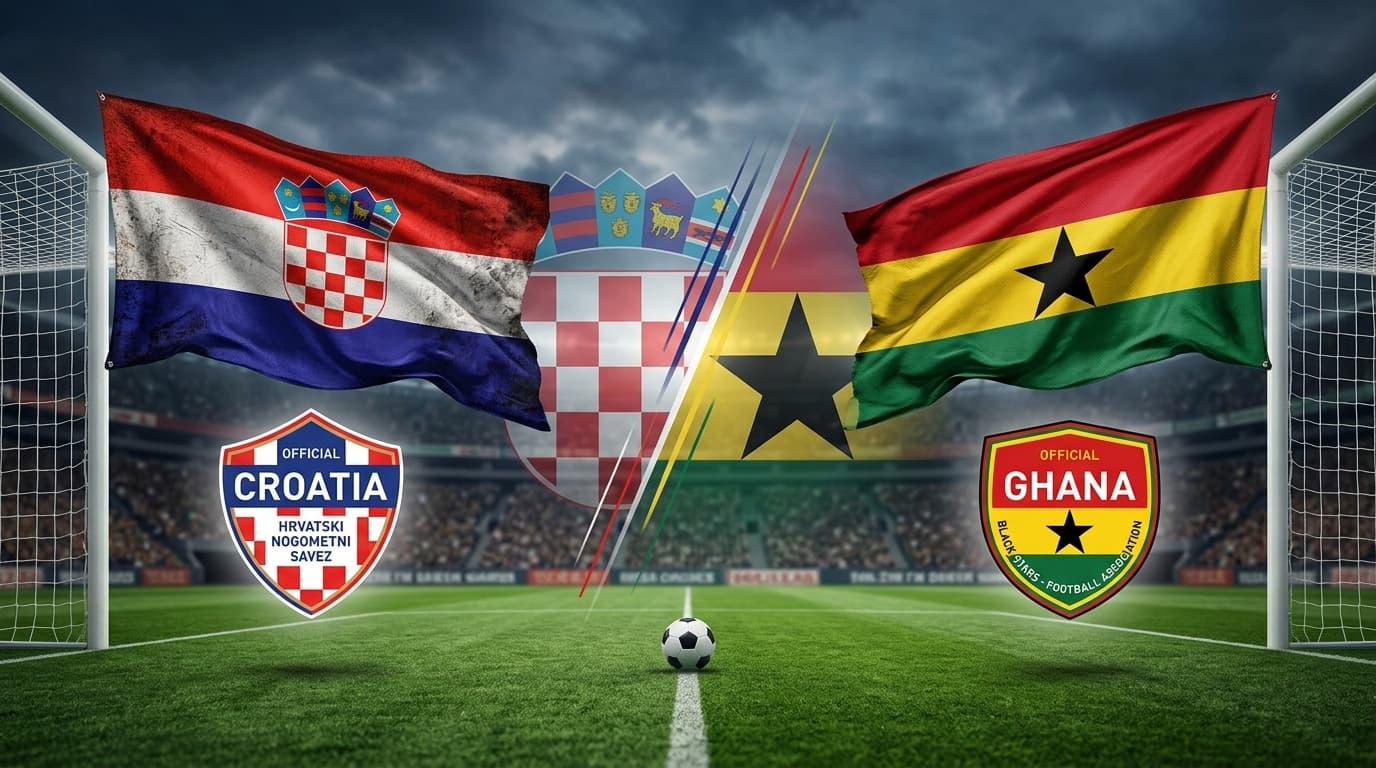 Croácia x Gana ao vivo hoje! Onde assistir, gols, melhores momentos, horário e escalações