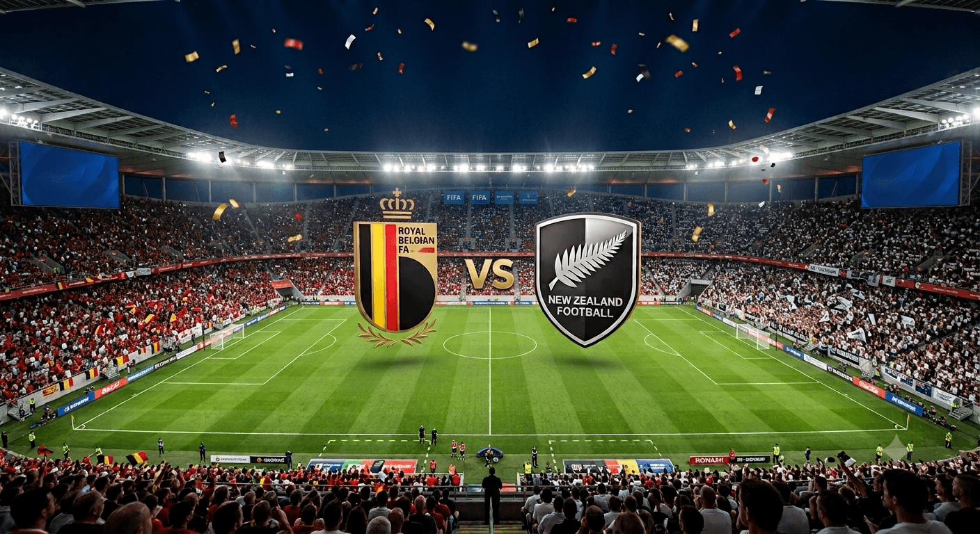 Nova Zelândia x Bélgica ao vivo hoje! Onde assistir, gols, melhores momentos, horário e escalações