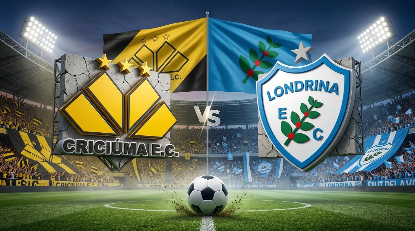 Criciúma x Londrina ao vivo hoje! Onde assistir, gols, melhores momentos, horário e escalações