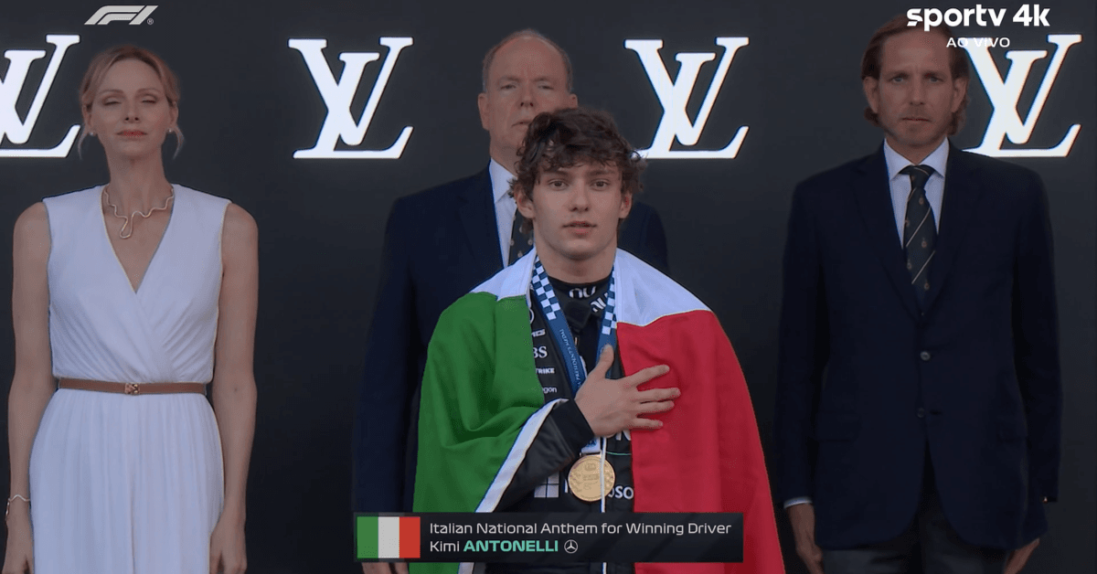 Em corrida caótica, Kimi Antonelli vence GP de Mônaco e dispara na liderança da F1