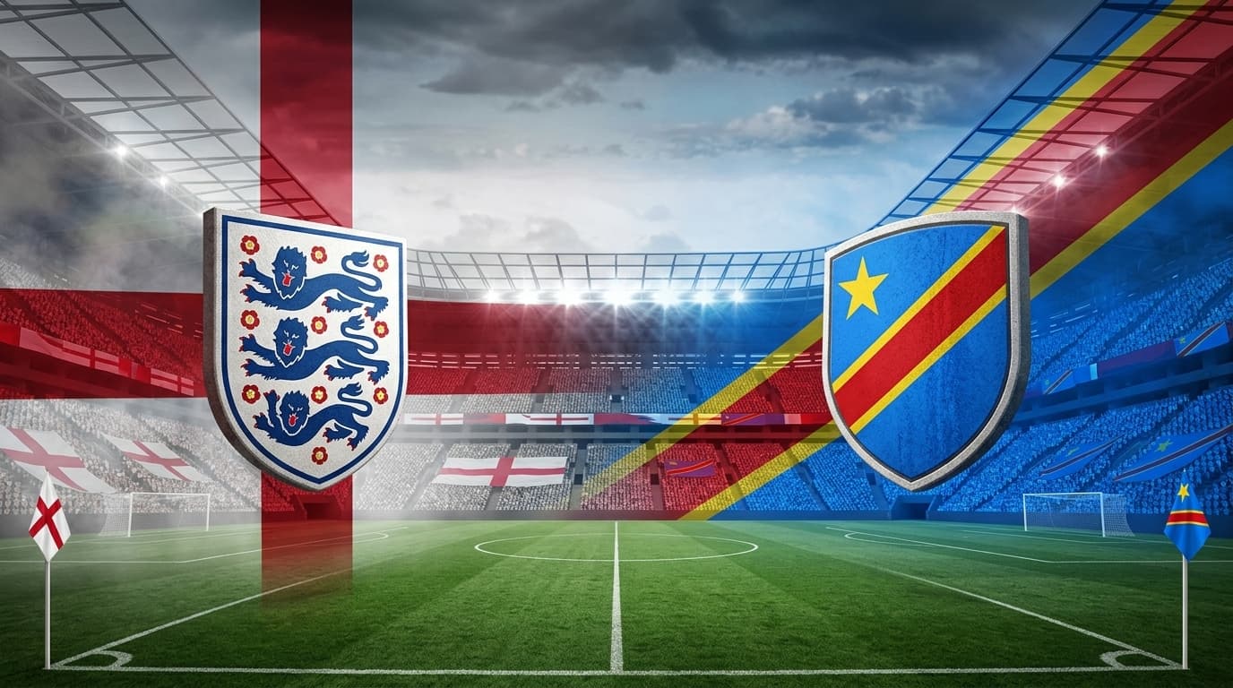 Inglaterra x RD Congo ao vivo hoje! Onde assistir, gols, melhores momentos, horário e escalações