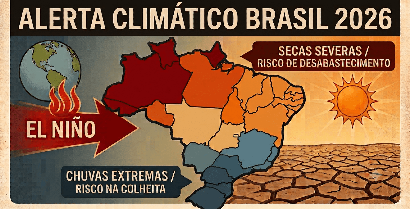 Alerta máximo: El Niño ganha força e coloca economia brasileira em estado de atenção