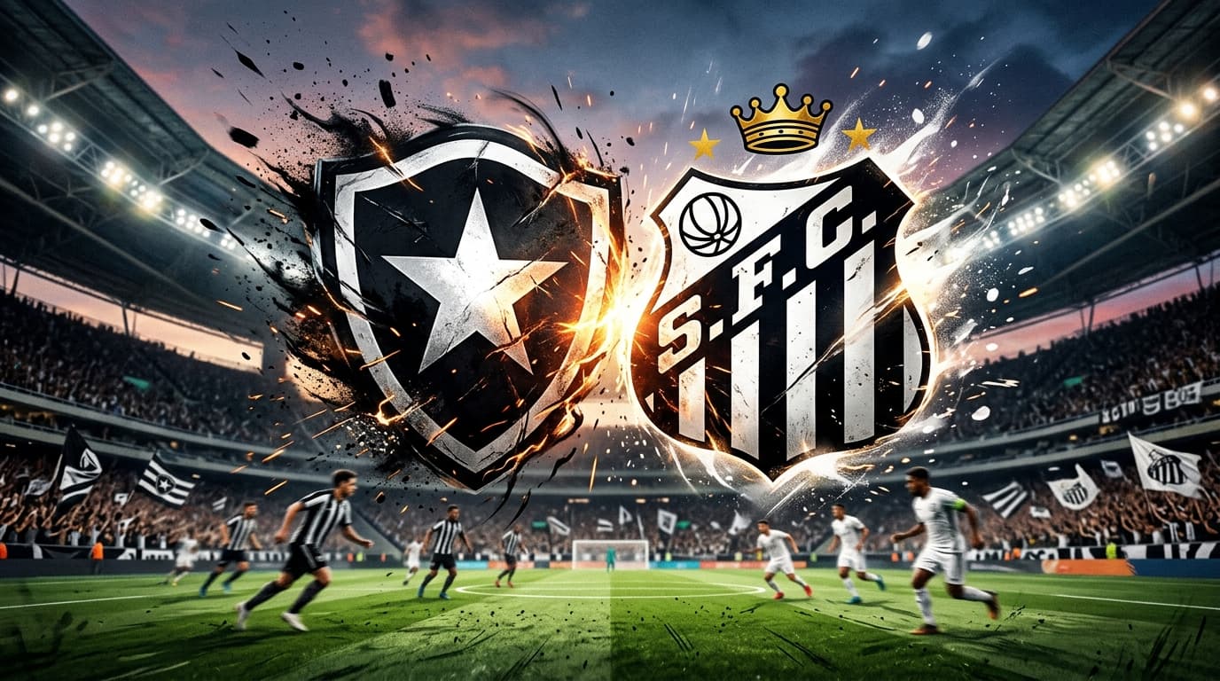 Botafogo e Santos se enfrentam no Nilton Santos no retorno do Brasileirão; saiba onde assistir e escalações