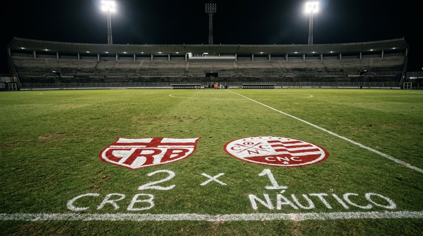 CRB vence o Náutico por 2 a 1 no Rei Pelé e respira na Série B 2026