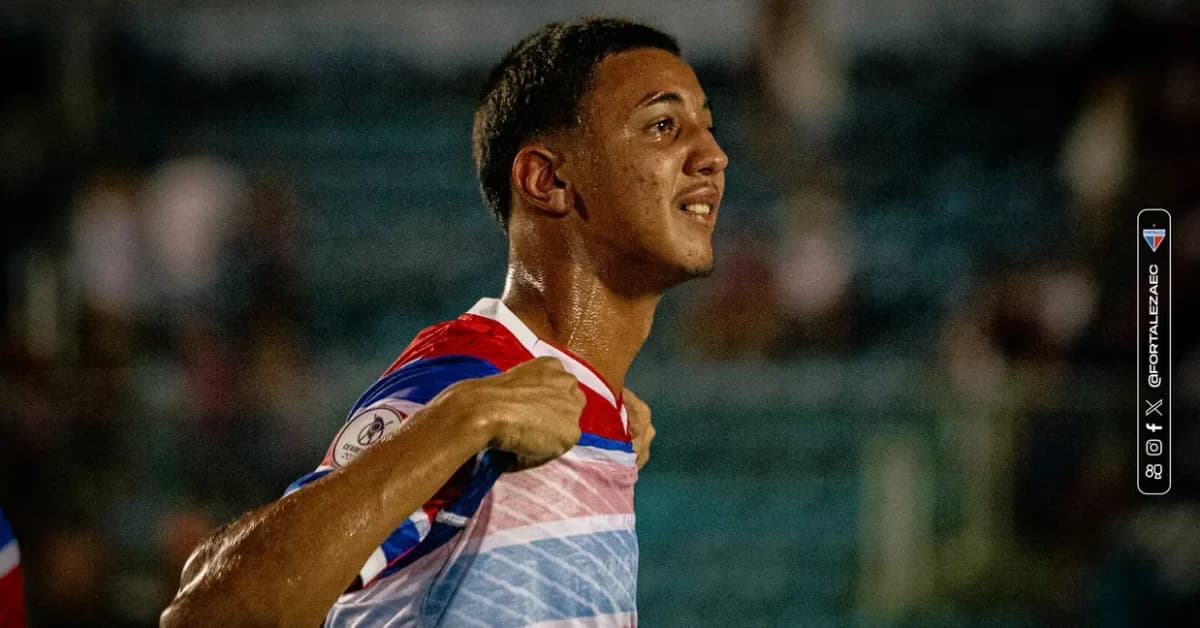 Fortaleza negocia zagueiro João Lucas, de 16 anos, ao RB Bragantino