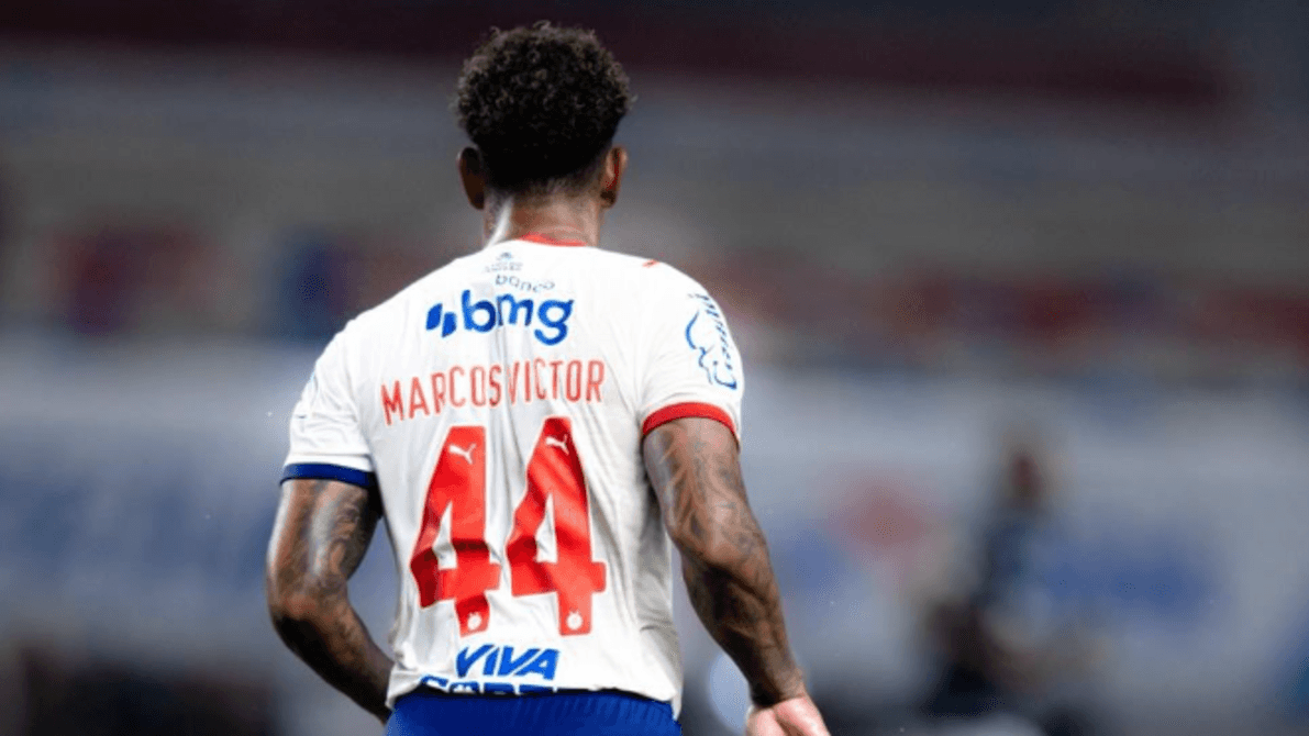 Bahia renova contrato de Marcos Victor até 2029 e projeta zagueiro na lateral direita