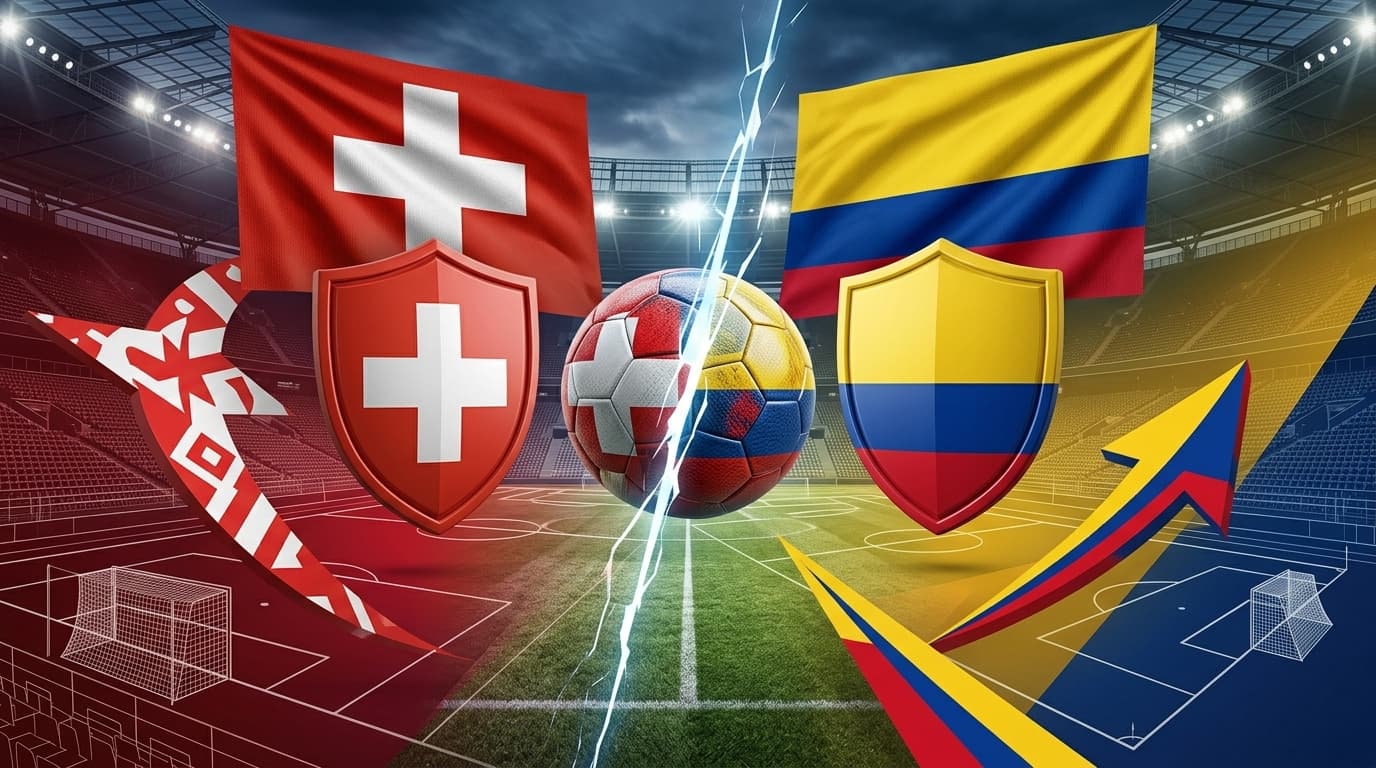 Suíça x Colômbia ao vivo hoje! Onde assistir, gols, melhores momentos, horário e escalações