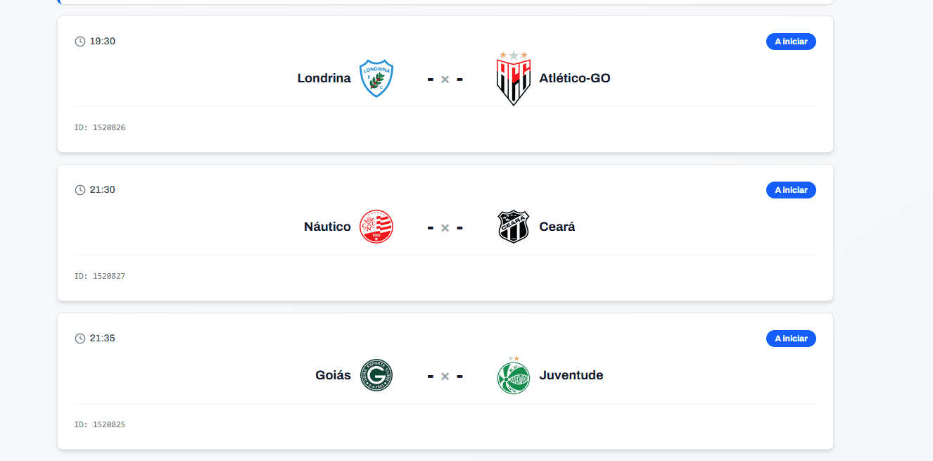 Série B do Campeonato Brasileiro tem três jogos nesta terça-feira; veja os confrontos da 23ª rodada