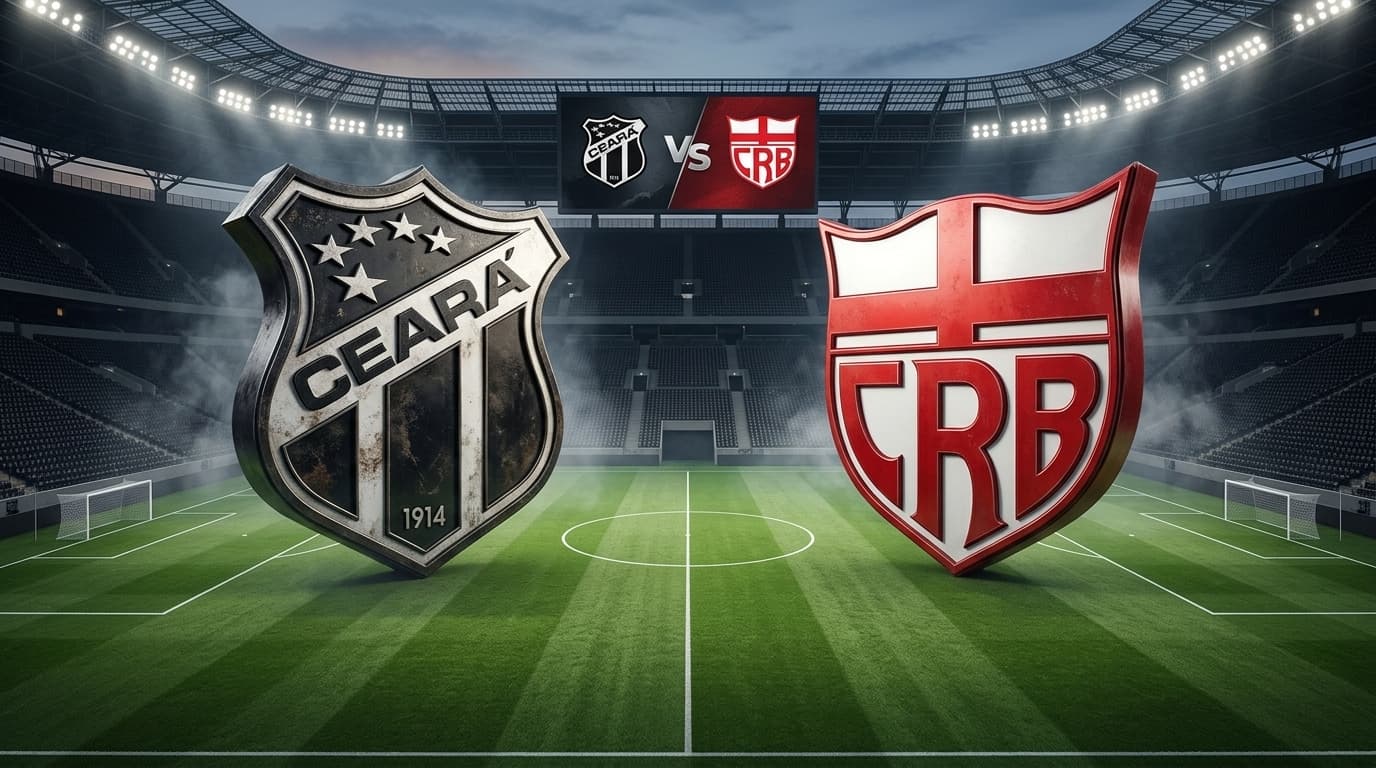 Ceará x CRB jogam hoje às 19h30 pela Serie B. Foto: Diário 24 Horas / Montagem