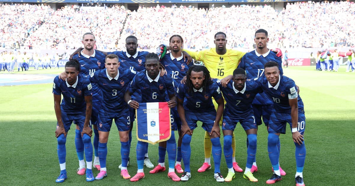 França vence o Paraguai por 1 a 0 com gol de pênalti de Mbappé e avança às quartas