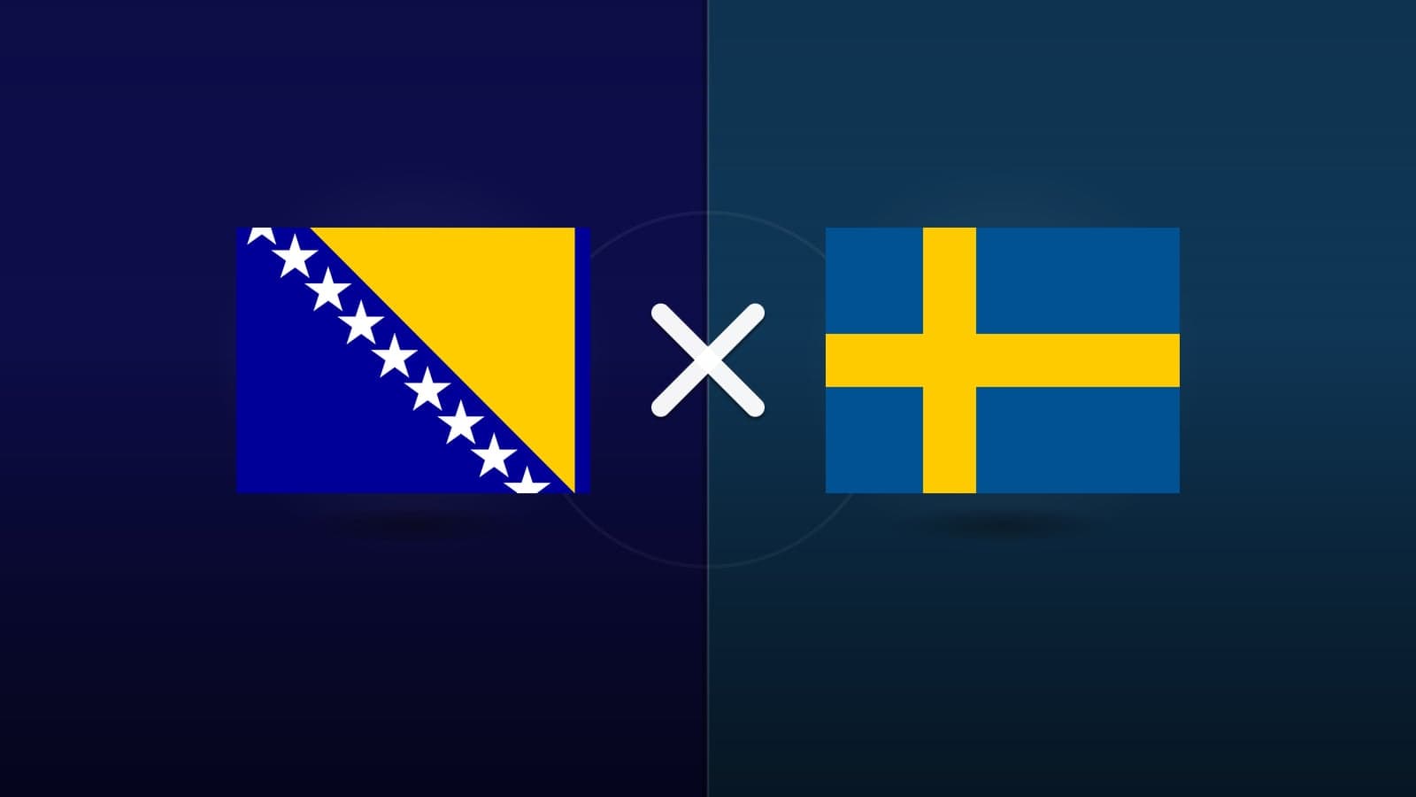 Bósnia e Herzegovina x Suécia jogam hoje às 15h45 pela UEFA Nations League. Foto: Diário 24 Horas / Montagem