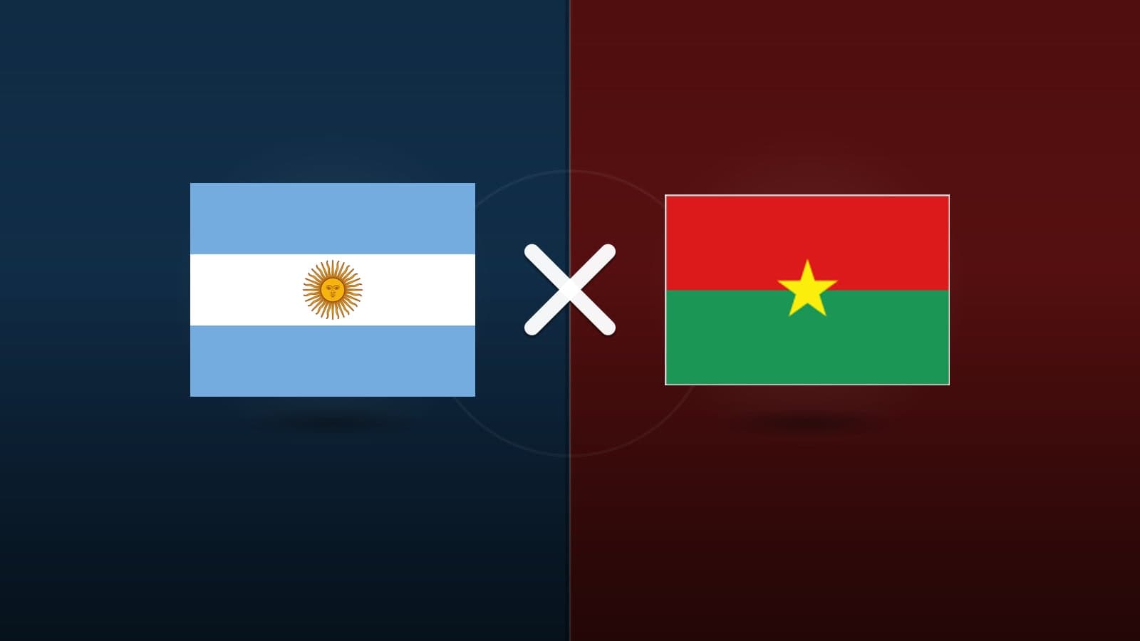 Argentina x Burkina Faso jogam hoje às 21h00 pela Friendlies. Foto: Diário 24 Horas / Montagem