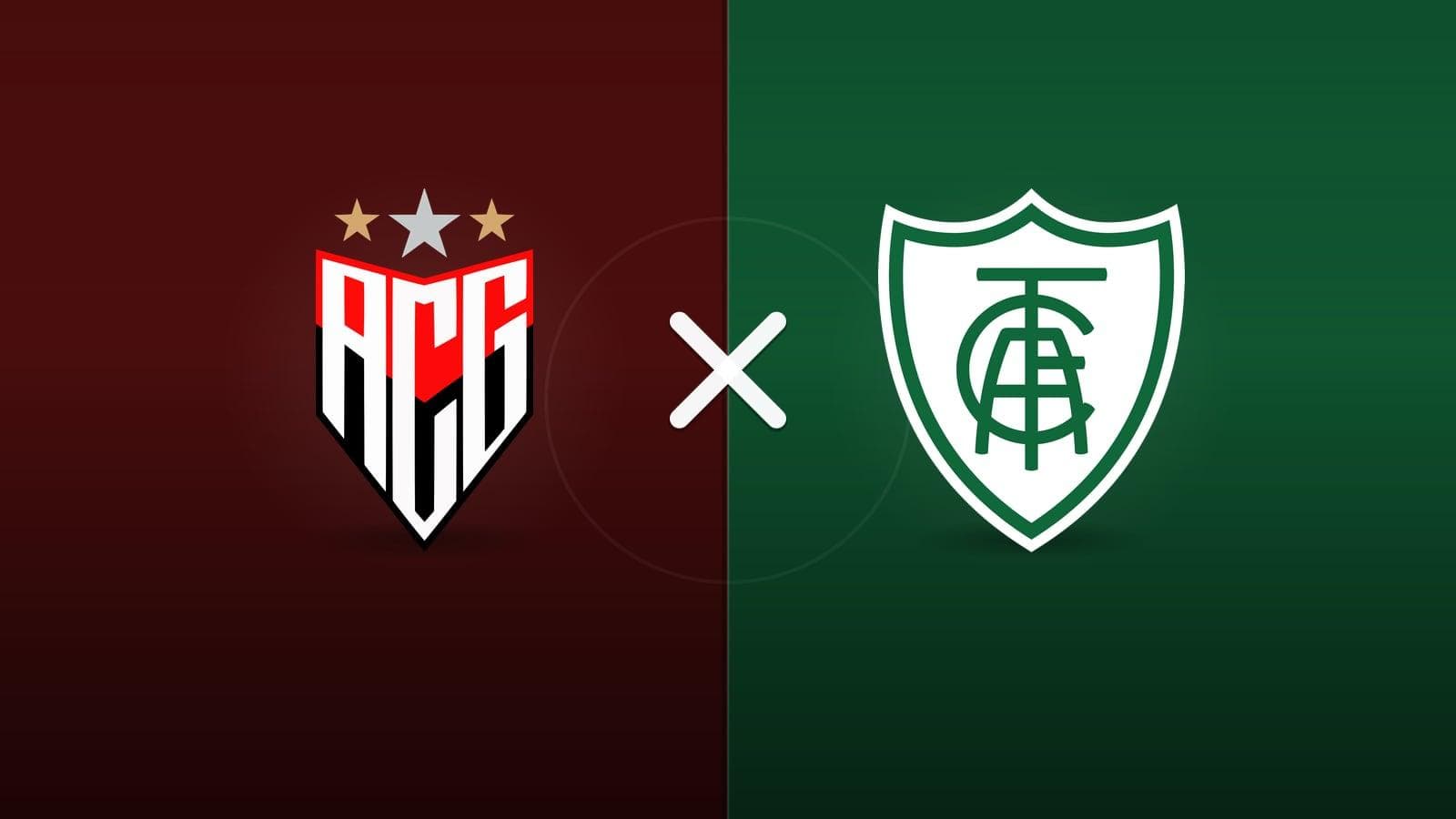 Atlético Goianiense x América Mineiro jogam hoje às 16h00 pela Serie B. Foto: Diário 24 Horas / Montagem