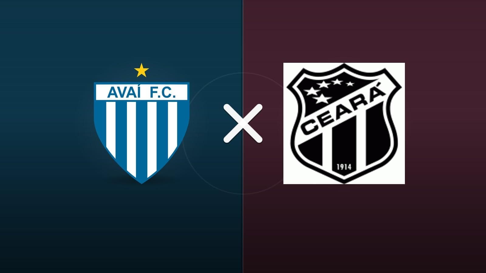 Avaí x Ceará jogam hoje às 11h00 pela Serie B. Foto: Diário 24 Horas / Montagem