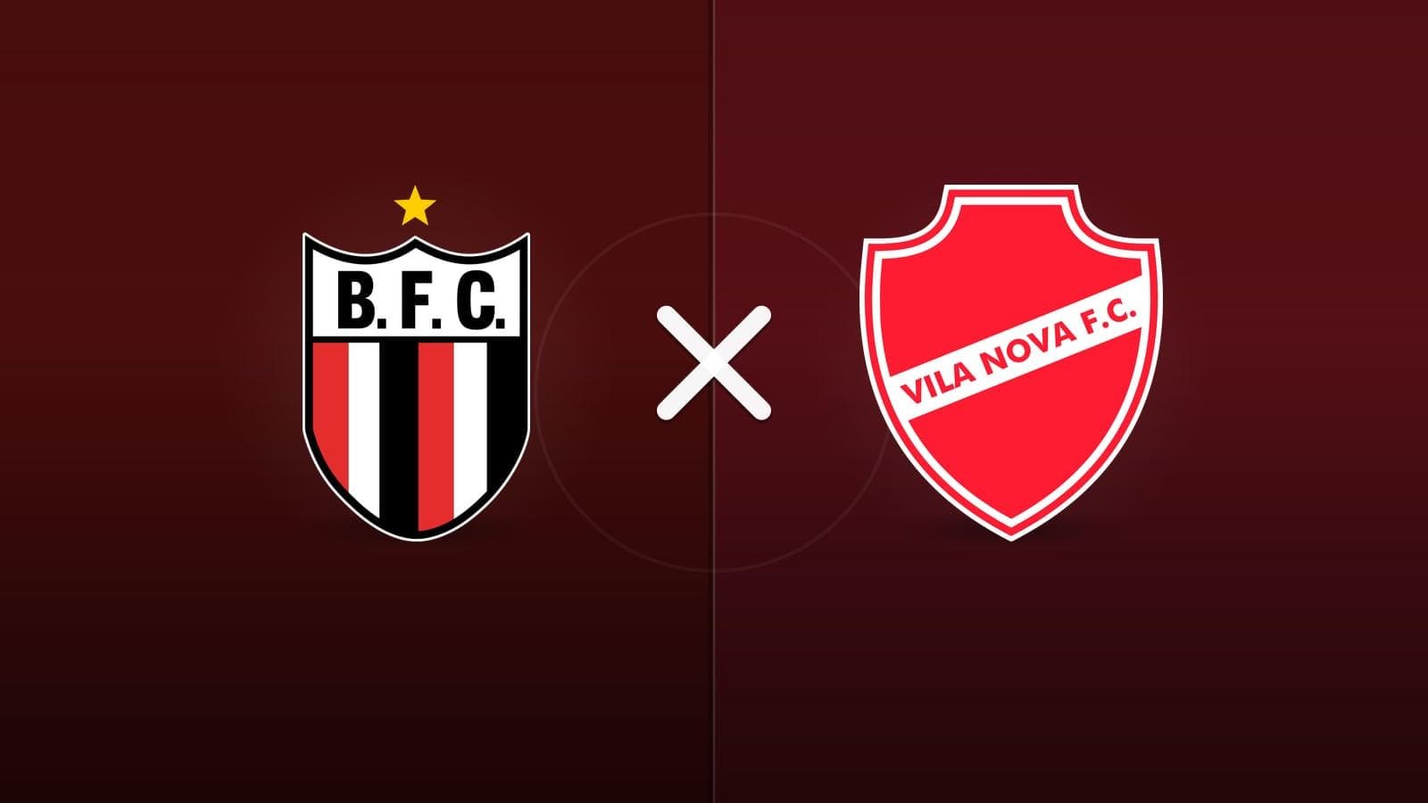 Botafogo-SP x Vila Nova jogam hoje às 18h30 pela Serie B. Foto: Diário 24 Horas / Montagem