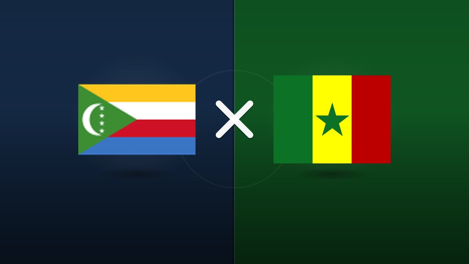 Comoros x Senegal jogam hoje às 10h00 pela Friendlies. Foto: Diário 24 Horas / Montagem