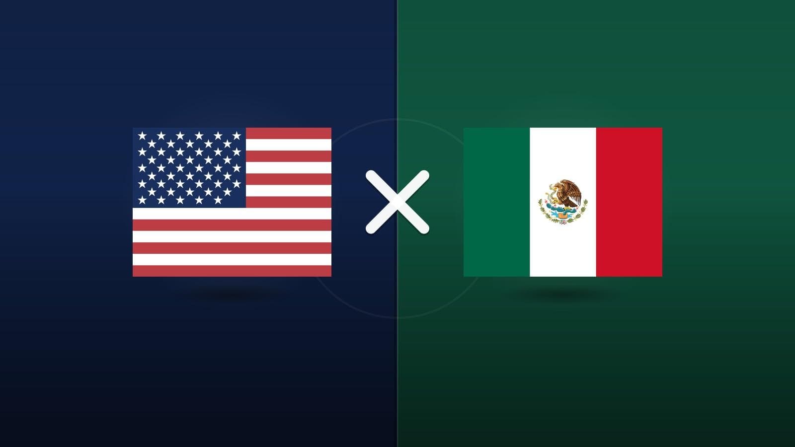 Estados Unidos x México jogam hoje às 23h00 pela Friendlies. Foto: Diário 24 Horas / Montagem